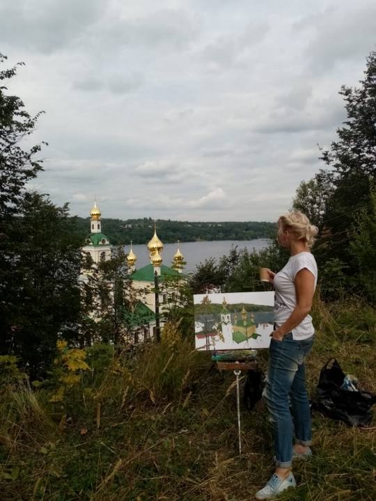 Пленэр в Плёсе